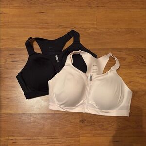 Nike Women's Black and Pink Sports Bras